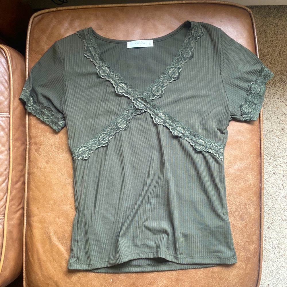 Lace Trim Shirt